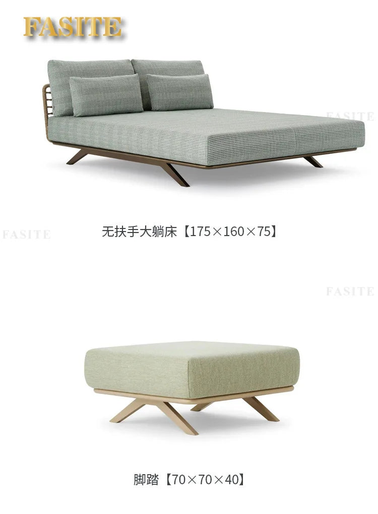 Nordic Outdoor Sofa Rattan Cafe Courtyard Villa Hotel Garden