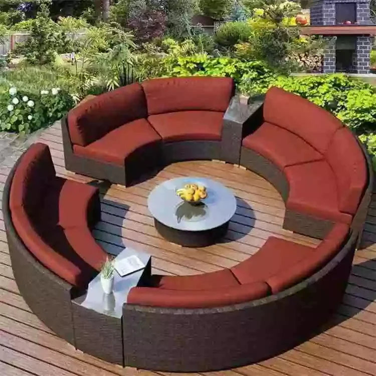 2022 Cheapest Garden Sofas Rattan Outdoor Furniture