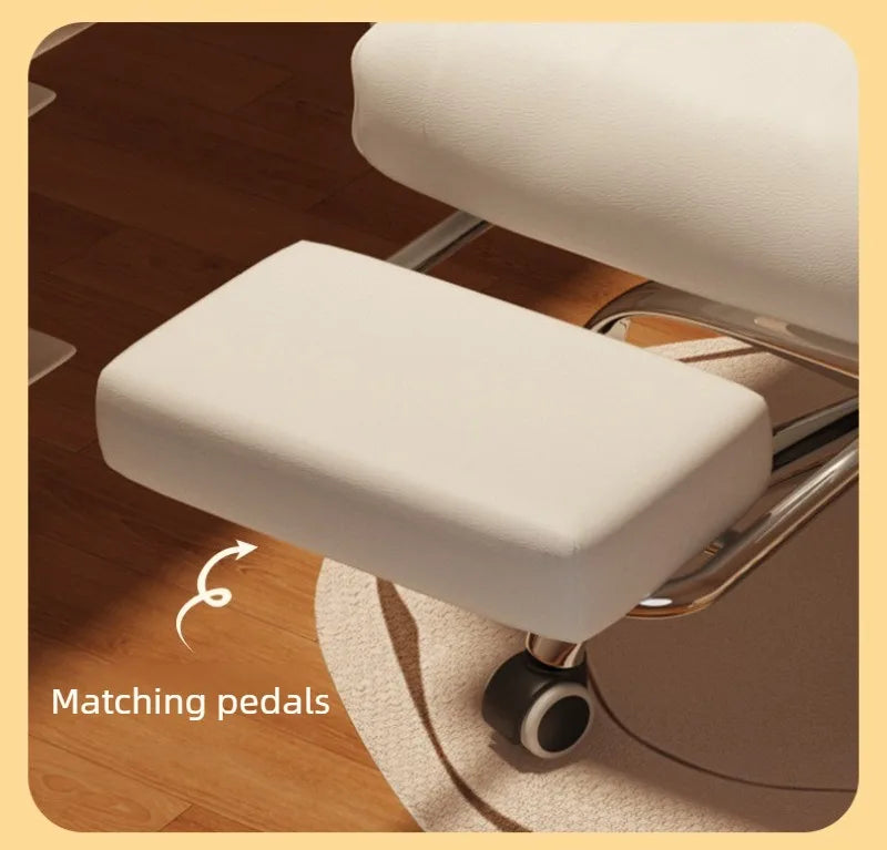 Computer Chair Office Backrest Lazy Sofa Chair Bedroom Reclining Seat Adjustable E-sports Chair Office Furniture with Footstool