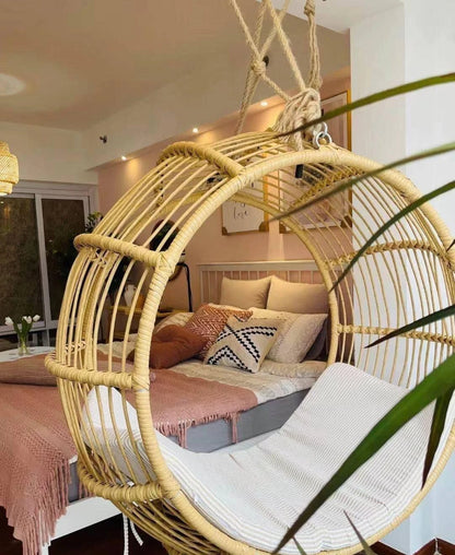 Interior and exterior swings for household balcony hammock outdoor imitation rattan chair round cradle chair hanging chair
