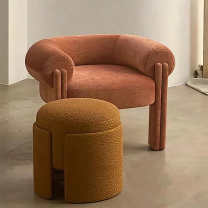 Nordic Club Single Sofa Chair Designer Armchair Hotel Model Living Room Balcony Cloth Leisure Chair