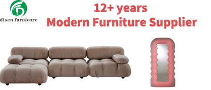 Luxury European Modern Designer Furniture Modular Couch Fabric  Bellini Sofa Living Room Furniture For Home
