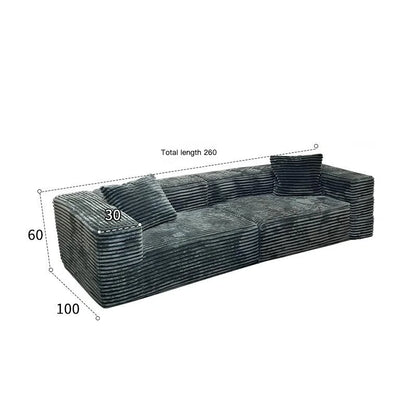 Modern Home Furniture Big Household Compression Sofa Bed L-Shape Corner Combination Three-Seater Vacuum Compression Couch Set