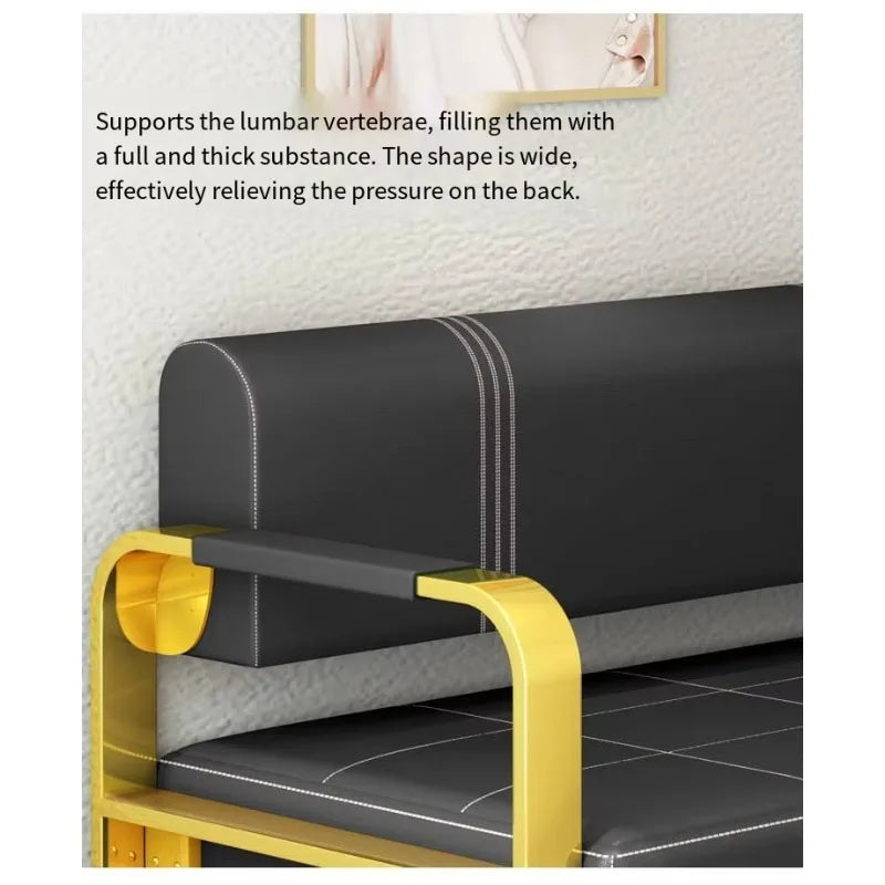 Modern Luxury Stainless Steel Changsha Hair Salon Barber Shop Beauty Salon Rest Area Waiting Area