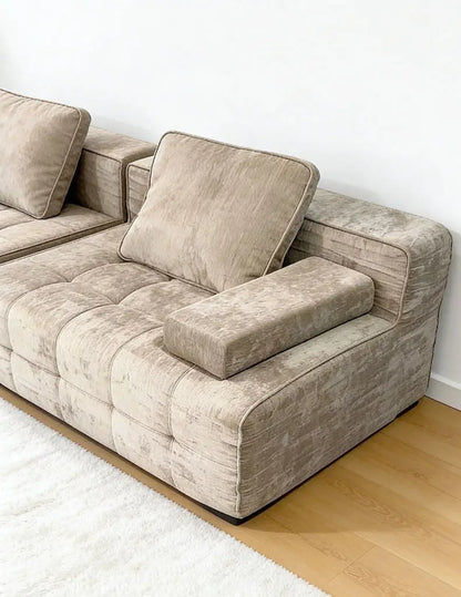 Vacuum Compressed Sofa Living Room Decoration Armchairs Fabric Sponge Sofa Lazy Modern Lounge Boneless Couch Hotel Furniture