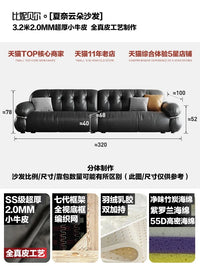 Lazy Black Modern Sofas Luxury Relax Style Puffs Living Room Sofa Recliner Choice Italiano Divano Soggiorno Home Furniture