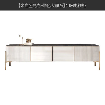 Modern Marble Coffee Tables For Simple Small Apartment Living Room Furniture Sofa Side Household Storage Cabinet End Table Set