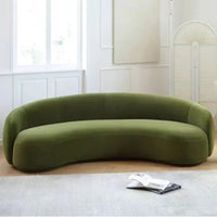 Vintage Comfortable Sofas Halloween Green Designer Elegant Unusual Sofa Mid Century Curved Sofa Inflavel Living Room Furniture