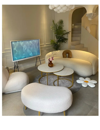 Narrow Designer Living Room Sofas Beige Italian Luxury Modern Living Room Sofas 2 Seater Nordic Woonkamerbanken Home Furniture