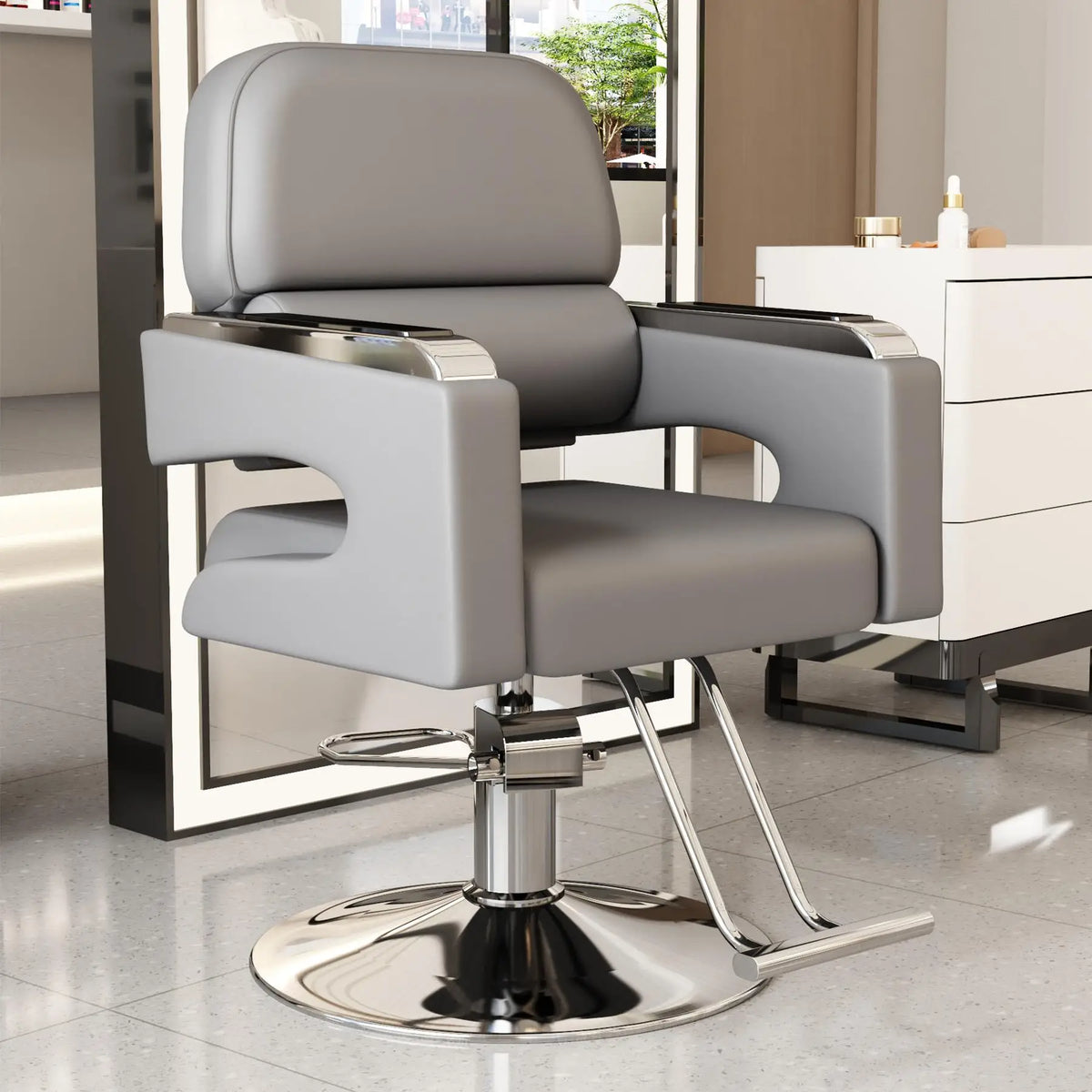 Creative Luxury Barber Chairs Modern Simple Style Minimalist Salon Chairs Space Saving Italian Friseurstuhl Salon Furniture