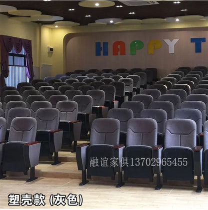 HT meeting room with row chairs Cinema School ladder classroom Aluminum alloy academic lecture hall seat