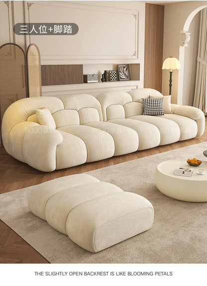 Big Size Living Room Sofa Luxury Italian Full Luxury Armchair Couch Cloud 2 People Corner Floor Reclining Furniture Decoration