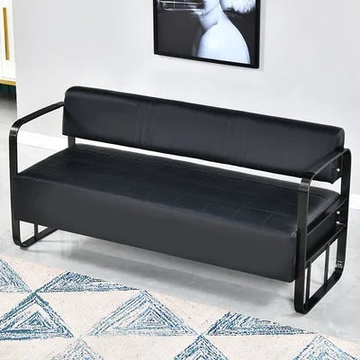 Modern minimalist custom salon barber shop waiting chair furniture set modern design luxury hotel reception lounge sofa