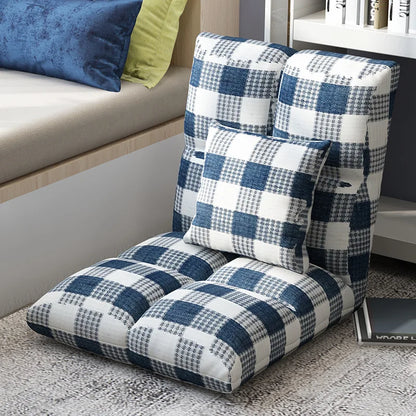 Lazy sofa single tatami bedroom balcony dormitory small sofa bed back chair folding cute floor chair