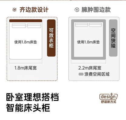 Queen Storage Bed Bedroom King Size Double Modern Frame Bed Headboard Luxury Sleeping Camas De Dormitorio Home Accessories