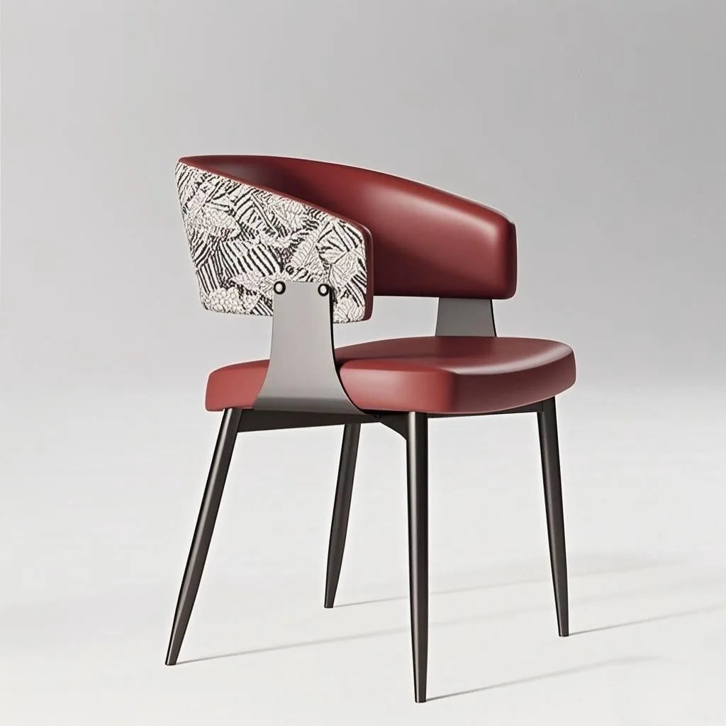 2pcs Modern Minimalist Dining Chairs with Backrest for Home Table And Hotel Island Bar Stools with Armrests