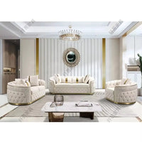 American fabric pull-up sofa, European light luxury velvet living room fashion simple straight sofa combination factory