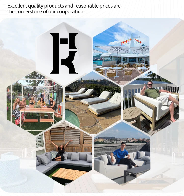 Hotel Garden Rattan Patio Sofa Sets Wicker Rattan Sofa Outdoor Aluminum Frame Rattan Sofa Set