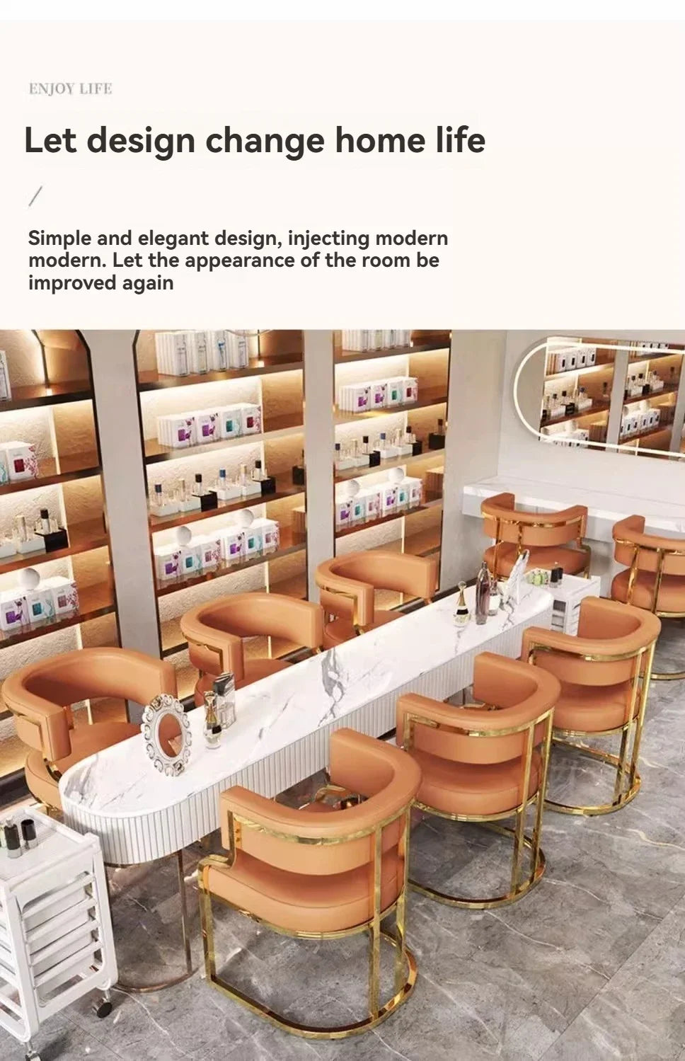 Luxurious modern simple leisure chairs dining chairs home negotiation chairs fashion makeup chairs tea table chairs