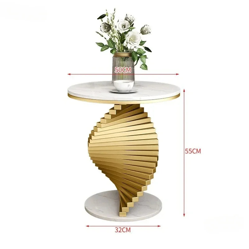 Nordic Leisure Bedroom Side Table Modern Marble Coffee Table for Living Room Furniture Nordic Designer Tables