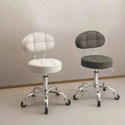 Big work stool hair cutting chair rotating lifting round stool pulley hair salon special beauty stool