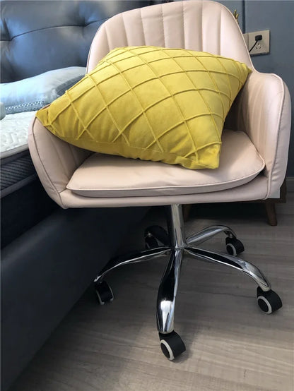 Leisure Bedroom Student Dormitory Computer Chair Home Furniture Backrest Office Chairs Front Desk Hotel Lifting Swivel Armchair
