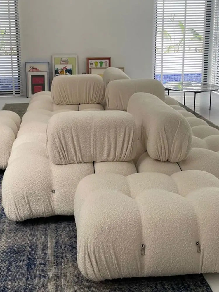 Modern Velvet Chenille Comfortable Leather Sectional Sofa for Living Room And Bedrooms Home Seating