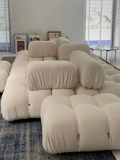 Modern Velvet Chenille Comfortable Leather Sectional Sofa for Living Room And Bedrooms Home Seating