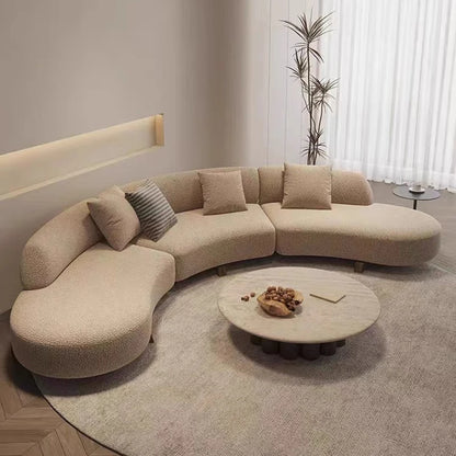 Curved Modern Soft Unique Sofa Kawaii Wood Foam Nordic Luxury Sofa Sectional Lounge Designer Divano Letto Living Room Furniture
