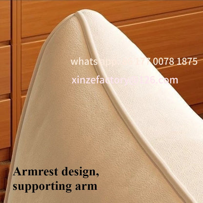Customizable Living Room Sofas Simple Bedroom 1-person Lazy Sofa Comfortable Bean Bag Chair with Footrest Home Decoration