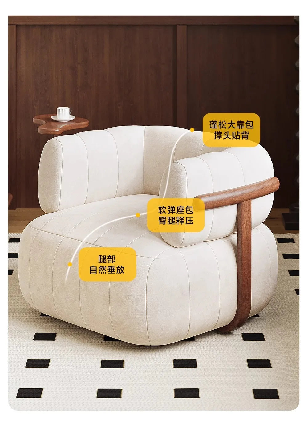 Comfortable Pedicure Living Room Chairs Sofa Arm Gaming Beach Throne Chairs Modern Lazy Outdoor Wooden Fauteuil Home Furniture