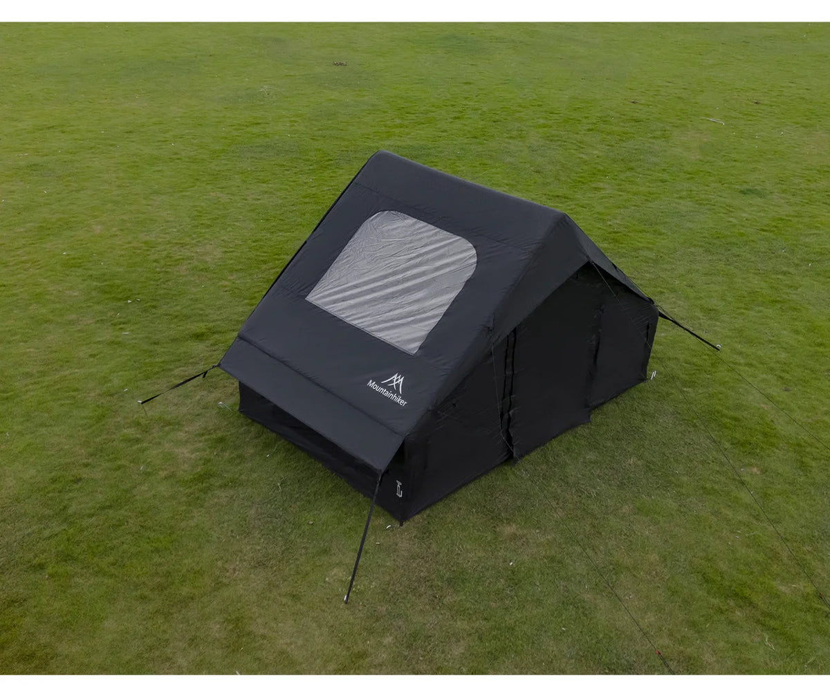 The Mountainhiker Inflatable Tent,equipped with Storage Bags and An Air Pump, Is Ideal for Outdoor Hiking Activities