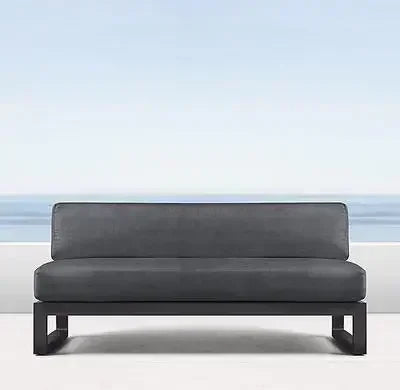 Four Piece Set Outdoor Aluminum Alloy Sofa Terrace Garden Bar Waterproof Sofa Furniture Set outdoor furniture sectional sofa