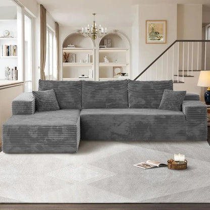 Modern Giant Memory Foam Vacuum-Compressed Sofa Bed Couch Built-Up Style for Living Room Bedroom Fabric Upholstery for Hotels