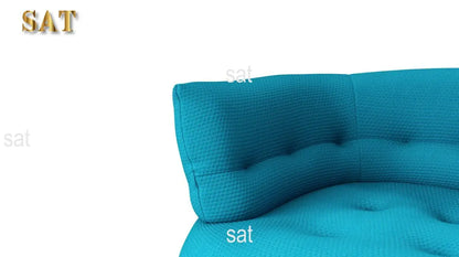 A Sofa Italian simple curved fabric sofa custom Foshan furniture