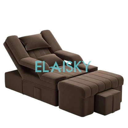 Electric Reclining Chair Foot Massage Sofa Foot Massage Foot Bath Bed Nail Eyelash Beauty Salon Sofa Chairs Cozy Massage Sofa
