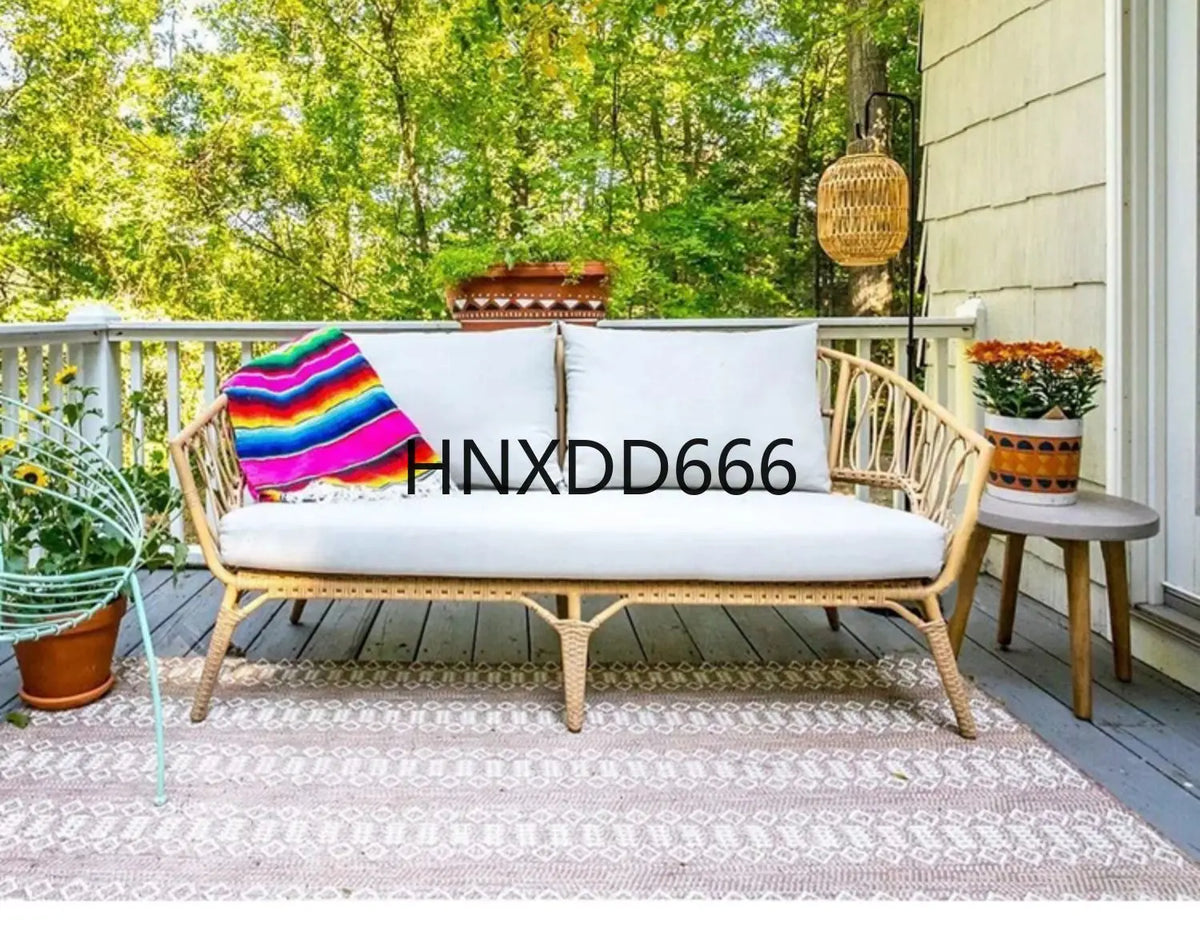 Rattan Outdoor Sofa Set for Garden Patio Terrace - Comfortable Seating with Modern Design