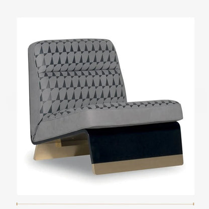 Sofa Chair Simple Modern Soft Bag Office Reception Room Living Room Sofa Chair Metal Foot Combination Set