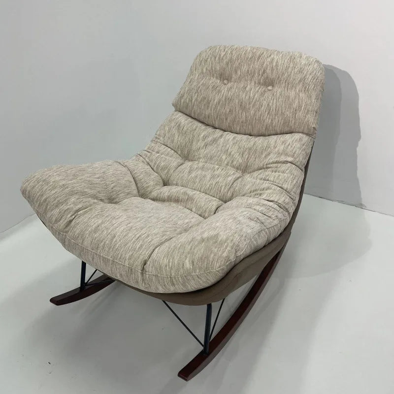 Premium light luxury lazy rocking chair sedentary without collapsing living room single sofa chair