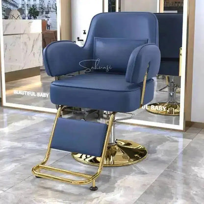 Barber Cutting Chairs Salon Nordic Hair Special Modern Style Barber Chairs Liftable Hairdressing Muebles Commercial Furniture WZ