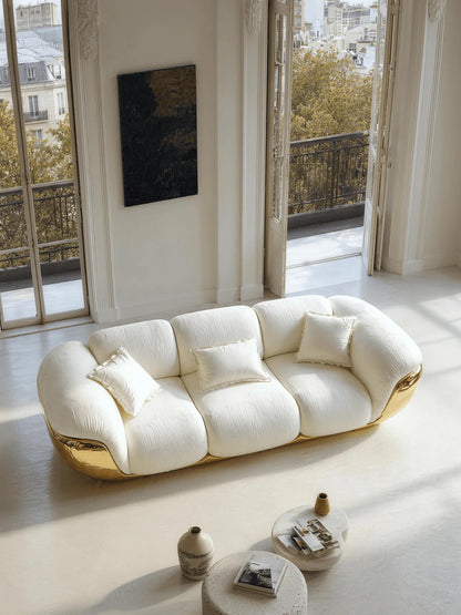 High quality sofa villa living room furniture four-person sofa