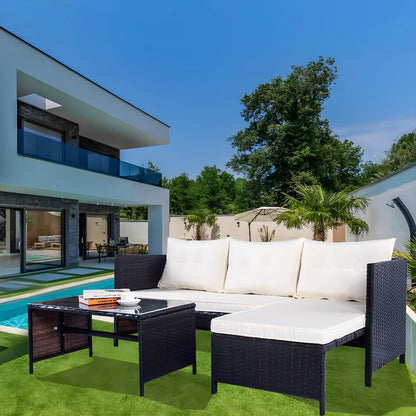 Factory Hot Selling High Quality PE Rattan Garden Leisure Sofa Bed for Hotel Outdoor Party
