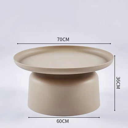 Coffee Table Nordic Living Room Sofa Side Simple Coffee Tables Round Corner Modern Home Small Tea Tables Furniture Mesa Plastic