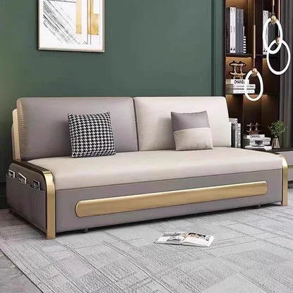 Folding Sofa Bed Double Decker Matress Large Lounge Sofas Minimalist White For Living Room Furniture
