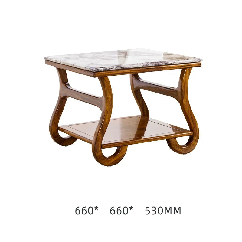 Head Layer Cowhide Living Room Luxury Coffee Table Modern Soggiorno Home Furniture