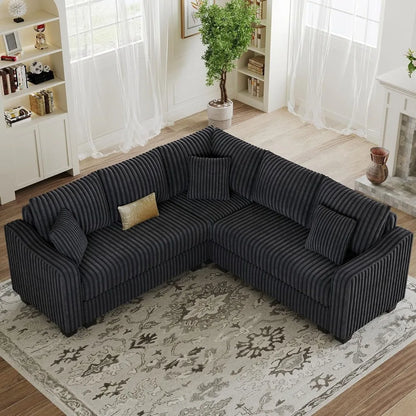 Convertible Sectional Couch with Chaise Corner Sectional Sofa L Shaped Couch Reversible Corner Upholstered Couches, Customized
