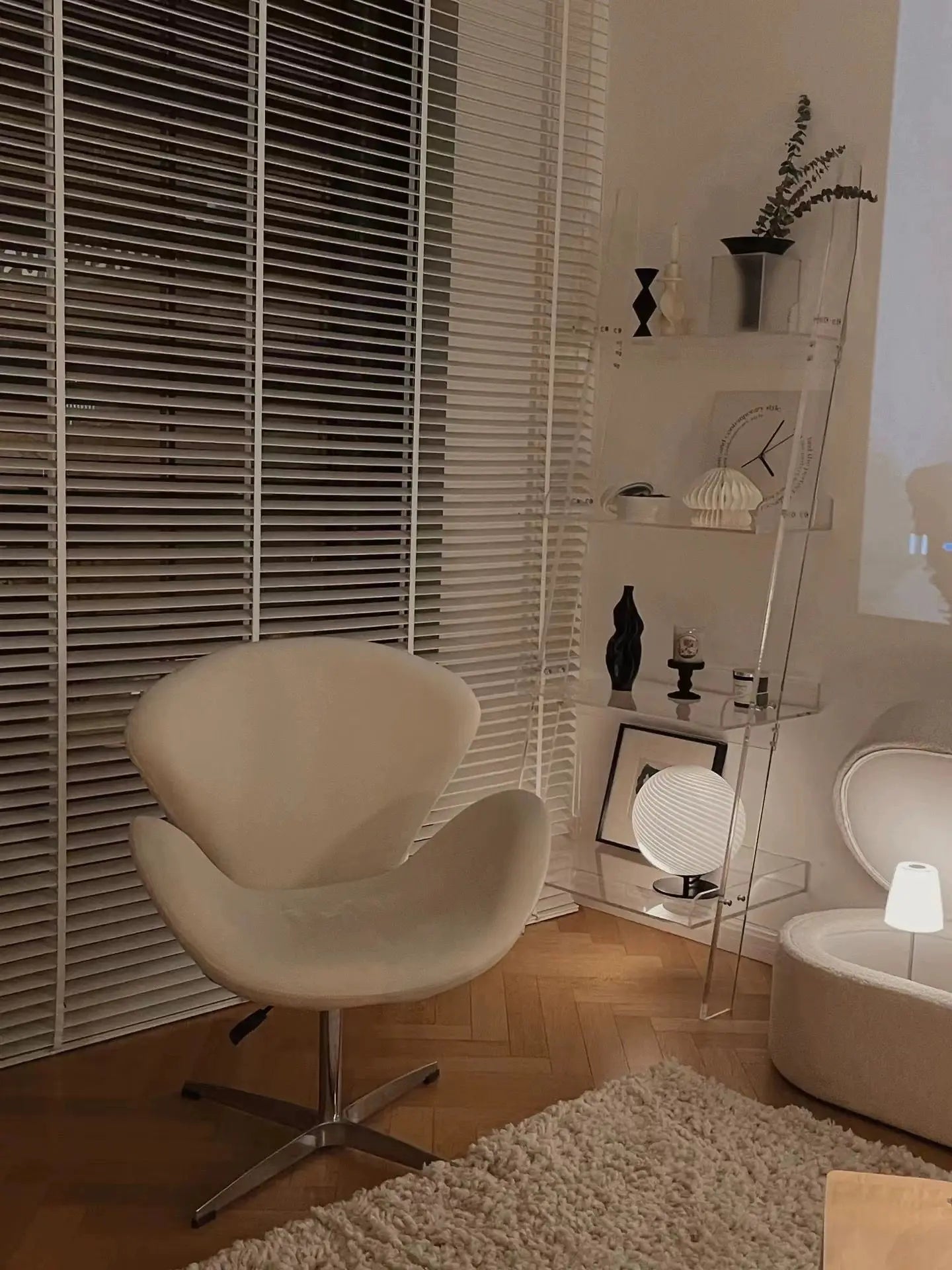 Wrap Swan Chair Leisure Chair Small Sofa Home Furniture Comfortable Living Room Chair Minimalist Lifting Office Chair Makeup Sto