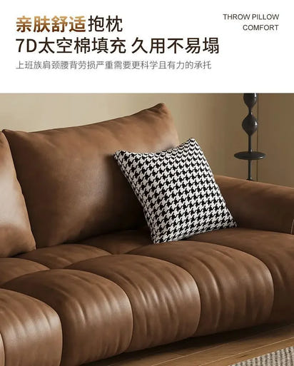 Modern Leather Relax Sofa Living Room Minimalist Luxury Sectional Nordic Sofa Adults Designer Divani Soggiorno Home Furniture