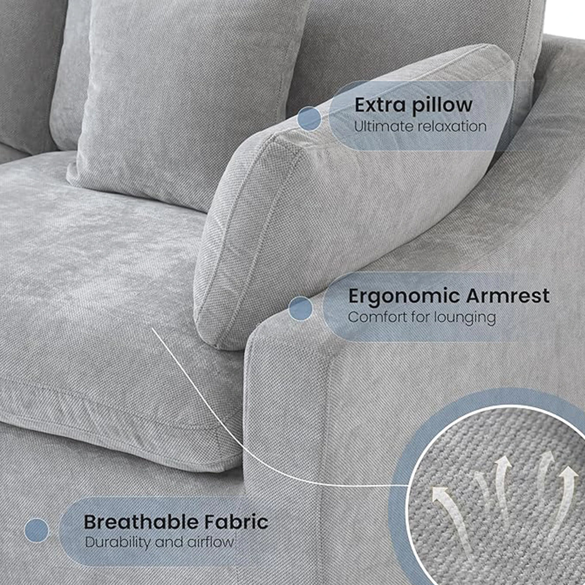 Modular Sectional Sofa for Living Room 160