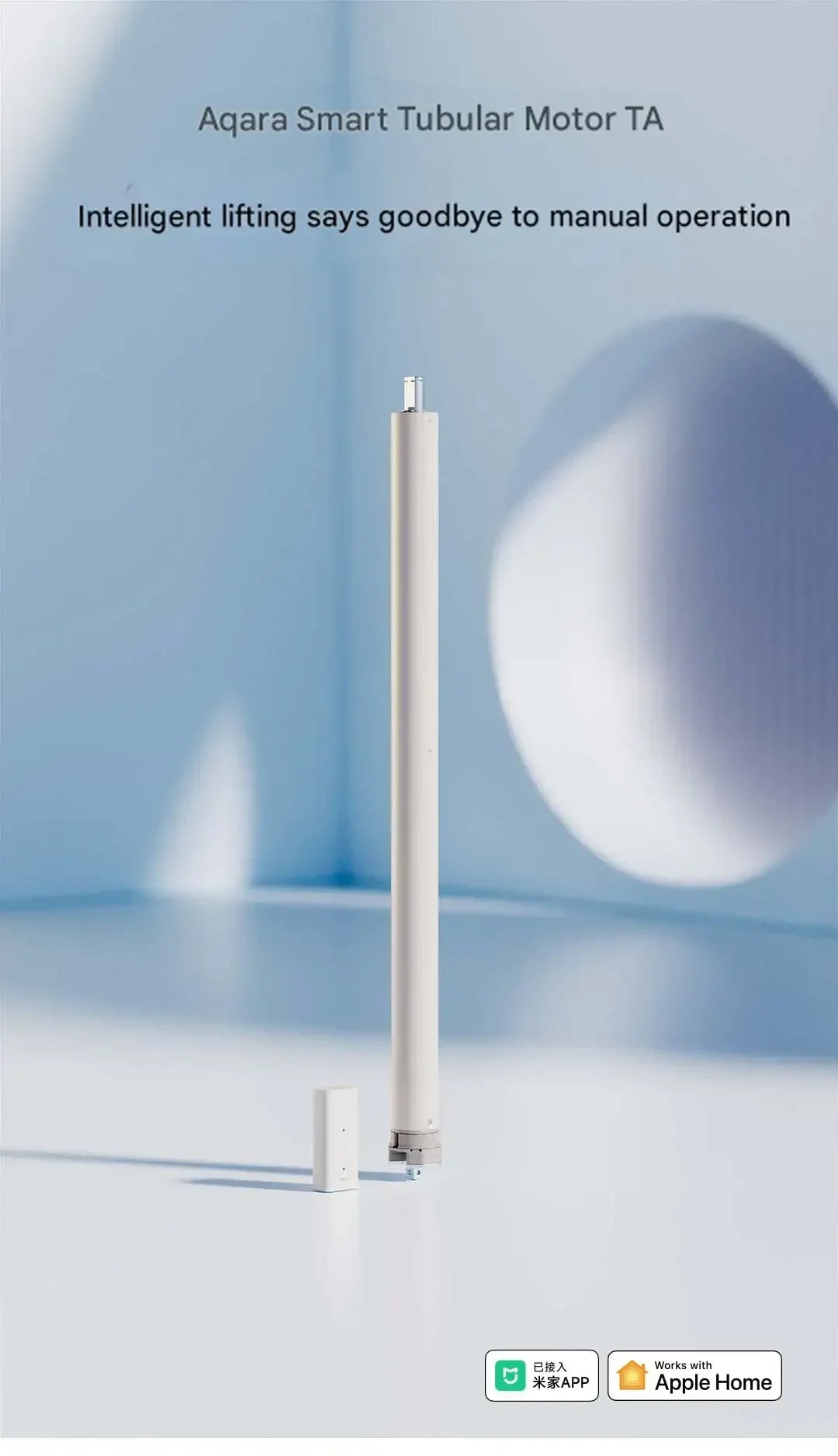 Aqara Smart Roller Shade Motor TA Controller ZigBee Curtain Motor Timing Setting Remote Control For Apple HomeKit Mi Home APP